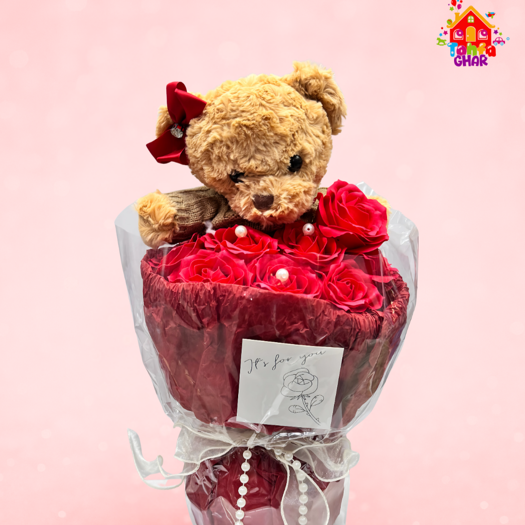 Teddy Love Plush Bouquet